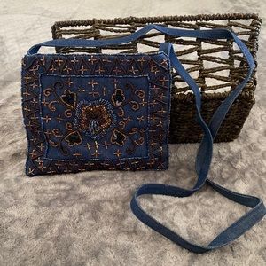 Beaded/Denim Purse